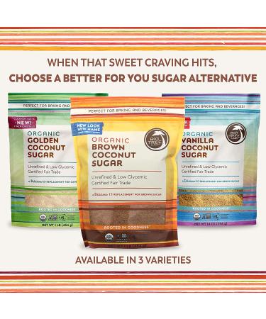 Buy Big Tree Farms Organic Brown Coconut Sugar 1 lb - Pure & Natural Sweetener - Buy Online on GoSupps.com