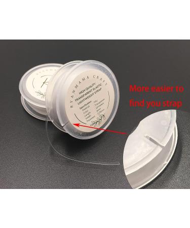 RYANMAMA Transparent Elastic Clear Strap for Lingerie & Swimwear - 0.23 inch (11 Yards) - Buy Online on GoSupps.com