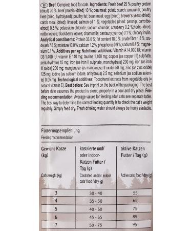 Venandi Animal Premium Grain-Free Cat Food - Beef | Fresh Meat Dry Food (300g Pack) - Buy Online on GoSupps.com