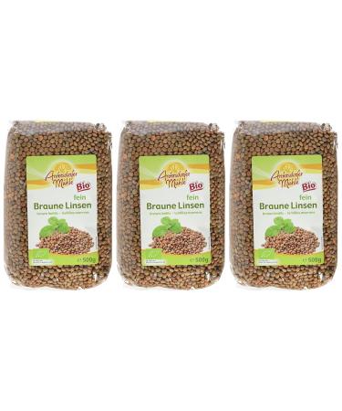 Buy Antersdorfer M hle Brown Lentils - 3 Pack (3 x 500g) | Premium Quality International Shipping Available - Buy Online on GoSupps.com