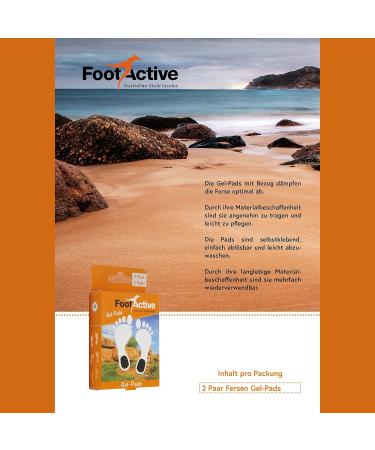 Foetactive Gel Pads - 4 Pcs - Soft Fersen Gel Pillow for Enhanced Running Comfort - Shop Now! - Buy Online on GoSupps.com