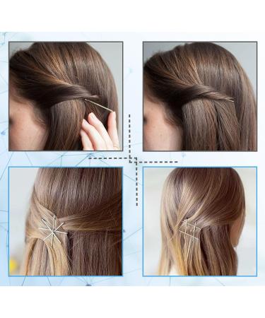 Duxwa 310 Pcs Brown & Blonde Hair Pins and Grips Set with Hair Bands and Comb - Ideal for Bun Styling and Thick Hair Types - Buy Online on GoSupps.com