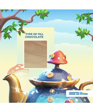Lucky Cuppa's "Drink Me Potion" Down The Rabbit Hole Chocolate Powder - Instant Hot Chocolate - Alice in Wonderland Gifts - Quality Hot Chocolate Powder - 250g - Buy Online on GoSupps.com