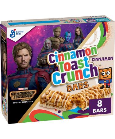 Cinnamon Toast Crunch Breakfast Cereal Treat Bars Snack Bars 8 ct (Pack of 6)