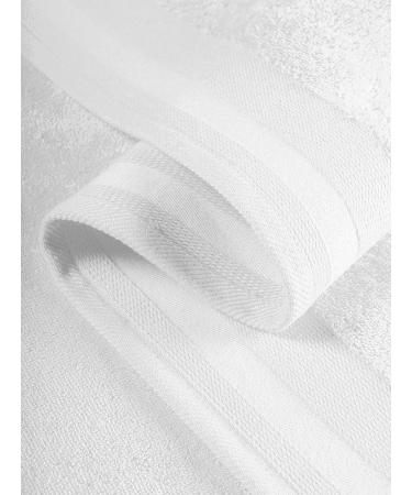De Witte Lietaer Contessa Luxe Face Cloth Cotton White 16 x 22 cm - Set of 6 - Buy Online on GoSupps.com