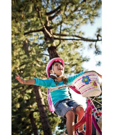 Schwinn Girls Bicycle Basket - Light-up Flowers Front Bike Accessory - Buy Online on GoSupps.com