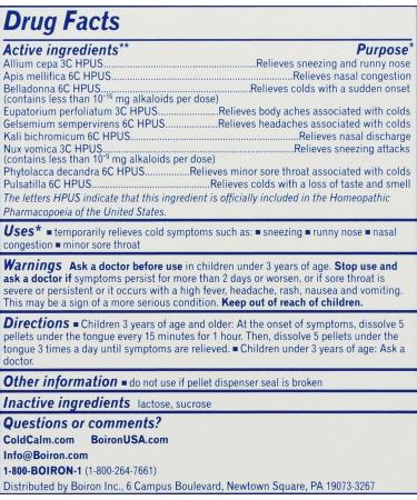 Boiron Children's Coldcalm 80 CT - Natural Cold Relief for Kids - Buy Online on GoSupps.com