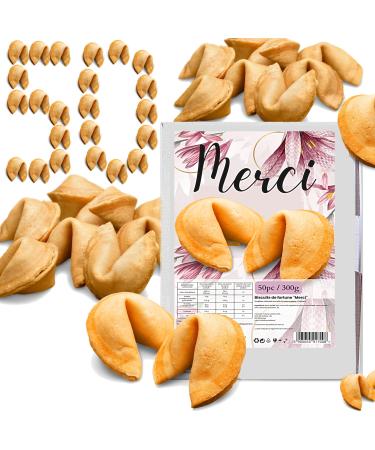 D&D Fun Cookies "Thank you" 50 pieces 300g Chinese fortune cookies