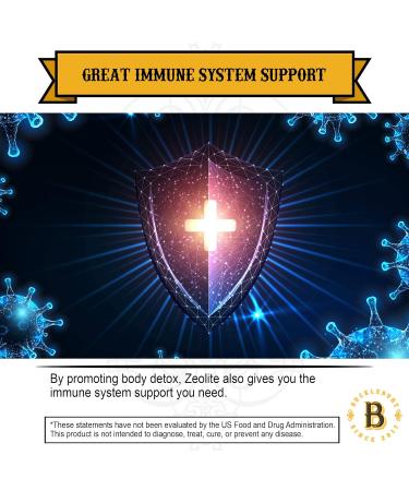 Bucklebury Zeolite Micronized Capsules - Detox & Immune Support - 90 Vegan Capsules - Buy Online on GoSupps.com