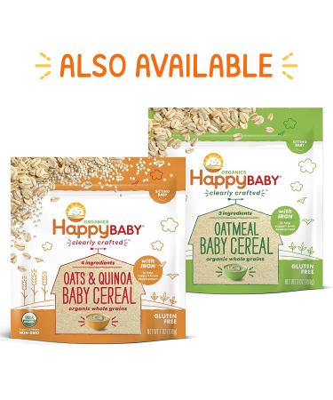 Happy Baby Organics Clearly Crafted Stage 1 Prunes Baby Food - 3.5 oz Pouch (Pack of 8) - Buy Online on GoSupps.com