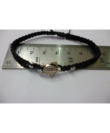 Moose546 Sea Turtle Pendant Lucky Braided Bracelet | Adjustable Cotton Cord | FC-039 - Buy Online on GoSupps.com
