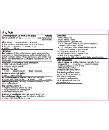 Pepto Bismol Ultra Liquid 2X Concentrated Formula 12 OZ (3 Pack) - Upset Stomach Relief - Cherry Flavor - Multi-Symptom Relief for Gas, Nausea, Heartburn, Indigestion, Diarrhea - Buy Online on GoSupps.com
