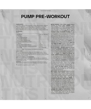 Bulk Complete Pump Pre Workout Stimulant Free Mixed Berry 500 g Packaging May Vary Mixed Berry 500g - Buy Online on GoSupps.com
