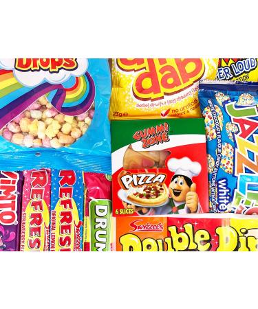 Sweets. Retro Sweets Hamper Gift Box. Care Package Present for Happy Birthday Thank You Get Well Soon Christmas. - Buy Online on GoSupps.com