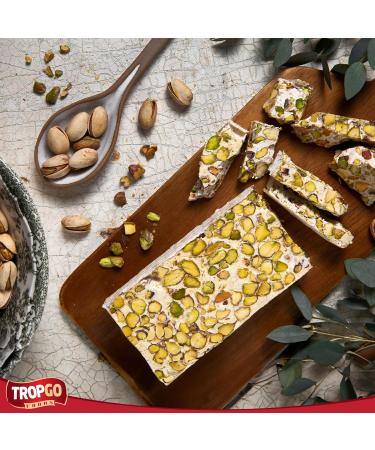 Tropgo Roasted Unsalted Pistachios 180g - Pistachio Nuts in Resealable and Recyclable Tub - Wholesome Trail Mix with Fibre Protein and Essential Minerals - Healthy Snacks for All Ages - Buy Online on GoSupps.com
