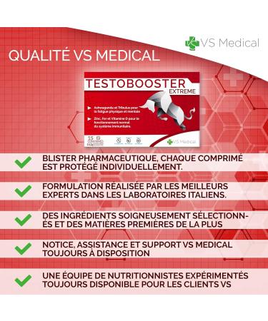 VS Medical Testobooster Extreme - Supplement for Men Immediate Ultra Strong Effect Improves Performance Stamina and Strength 100% Natural and Safe Pocket Packaging - Buy Online on GoSupps.com