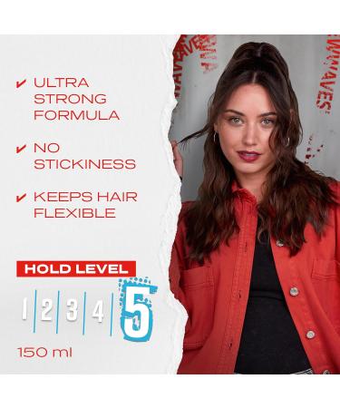 Wella Shockwaves Ultra Strong Rock and Hold Hair Gel Spray - 150 ml - Buy Online on GoSupps.com