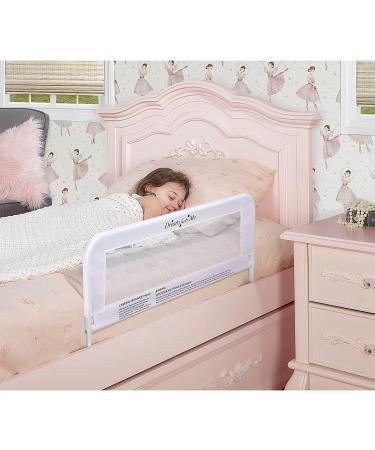 Dream On Me Lightweight Mesh Bed Rail | Adjustable, Breathable Fabric in White - Buy Online on GoSupps.com