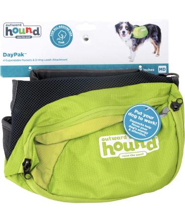 Outward Hound DayPak Green Dog Saddleback Backpack Medium Green M (Pack of 1) - Buy Online on GoSupps.com