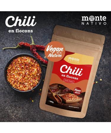 Flocons de Piment Monte Nativo (500g) - Piment en Flocons - pices aromatiques s ch es avec soin id ales pour Cuisiner et Assaisonner - Ar me et Go t intenses Flocons de piment 500 g (Lot de 1) - Buy Online on GoSupps.com