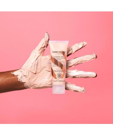 Sanctuary Spa Rose Face Mask Diamond Dust and Rose Clay 2 In 1 Face Mask and Face Scrub for All Skin Types 75 ml - Buy Online on GoSupps.com