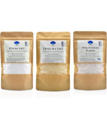 Buy Dead Sea Salt - Rough 350g | Natural Mineral Spa Treatment for Skin & Health - Buy Online on GoSupps.com