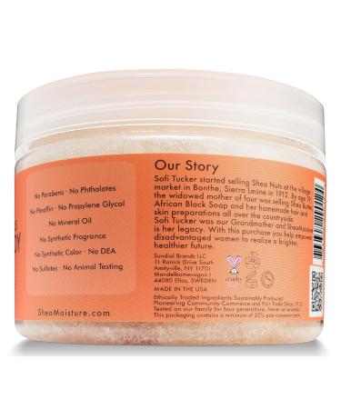 Shea Moisture Coconut & Hibiscus Hand & Body Scrub 12 Oz - Nourishing Exfoliation for All Skin Types | Shop Internationally - Buy Online on GoSupps.com