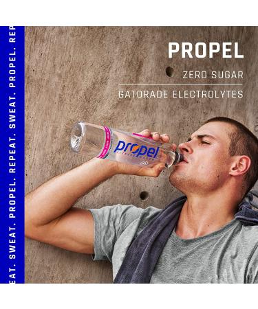 Propel Zero Calorie Sports Water Variety Pack - 12 Count, 16.9 Fl Oz Bottles with Electrolytes and Vitamins C&E - Buy Online on GoSupps.com