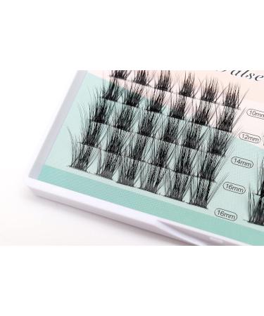 Sulv Eyelashes Mix - 10-12-14-16mm Wide Cluster Extensions | Natural 3D Russian Volume Faux Effect - Buy Online on GoSupps.com