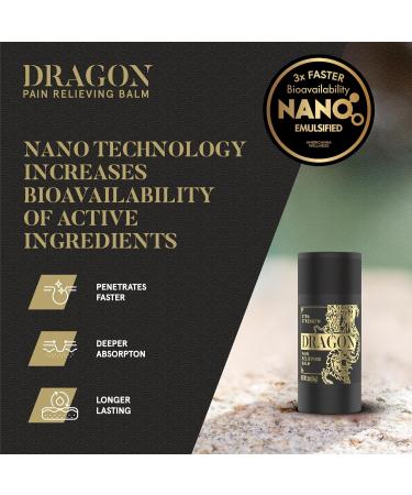 Dragon Balm Travel Roll-On - Xtra Strength Muscle & Joint Relief | Natural Quick Absorb Formula for Back Elbows Feet Hands Hips Legs & Neck - Buy Online on GoSupps.com
