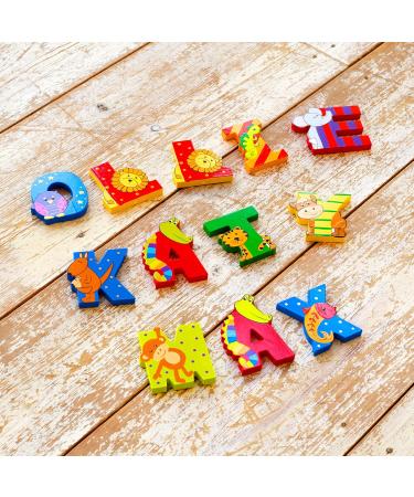 Wooden Letter I by Orange Tree Toys - Alphabet Animals Nursery Decor for Personalized Baby Name Wall Art and Toy Box - Buy Online on GoSupps.com