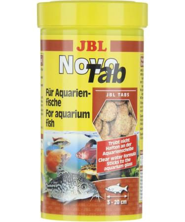 JBL NovoTab Complete Food for Carnivorous Aquarium Fish - 250ml Tablets | Best Freshwater & Marine Fish Diet | International Shipping - Buy Online on GoSupps.com
