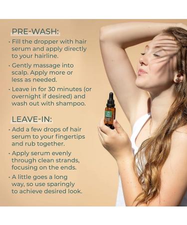 Plant Therapy Hair Therapy Grow & Repair Serum 1 oz - Argan & Castor Oil - Strengthen, Repair & Grow Hair with Rosemary - Buy Online on GoSupps.com