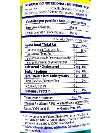 La Favorita Vegetable Oil with Annato 16.9 oz - Premium Quality Cooking Oil - Buy Online on GoSupps.com