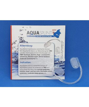 Aquasplint CMD Bite Rail - Immediate Relief for Temporal Joint Pain | Muscle Relaxation | Made in Germany - Shop Now! - Buy Online on GoSupps.com