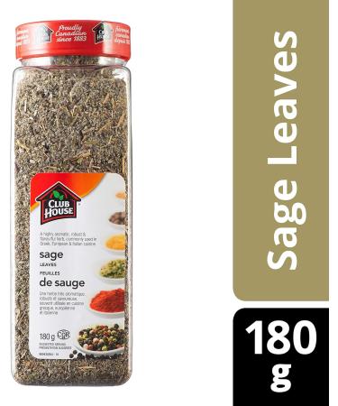 Club House Quality Natural Herbs and Spices Sage Leaves 180g - Buy Online on GoSupps.com