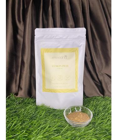 Meesha Lemon Peel Powder | 100% Natural Citrus Limon Powder for Hydrating Cleansing & Exfoliating | Rich in Vitamin C for DIY Face Masks Body Scrubs & Hair Treatments - Buy Online on GoSupps.com
