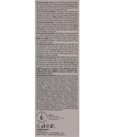 Comfort Zone Tranquillity Shower Cream - 200 ml Bottle - Aromatic Amaranth Essential Oils - Silky Smooth Skin - Natural Ingredients - For Shower - Buy Online on GoSupps.com