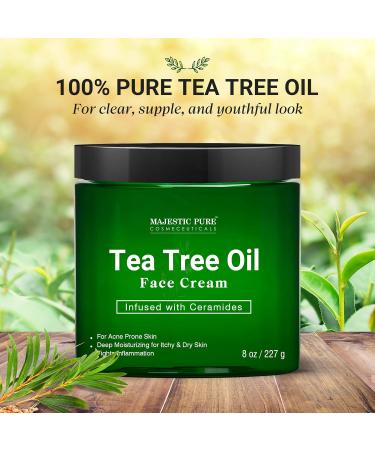 MAJESTIC PURE Tea Tree Body Wash and Tea Tree Face Cream Bundle - Buy Online on GoSupps.com