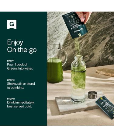 Gainful Daily Performance Greens Powder Coconut Pineapple Gut Health Energy Focus and Immune Support with L Theanine Organic Greens Chlorella Ginger Green + Adaptogen Drink Mix 28 Packets Tropical Pineapple 12.8 Ou  - Buy Online on GoSupps.com