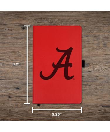 Rico Industries NCAA Laser Engraved Notepad Alabama Crimson Tide 5.25 x 8.25 Inches | Unisex Team Color | International Shipping - Buy Online on GoSupps.com
