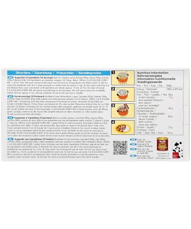 Buy S&B Golden Curry Scharf - Japanese Spice Mix for Curry Dishes (2 Pack 220g) - Authentic Flavor & Easy Preparation - International Shipping Available - Buy Online on GoSupps.com