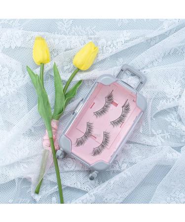 AUEAR Pink Mini Trolley Suitcase False Eyelashes & Candy Packaging Box - 1 Count - Buy Online on GoSupps.com