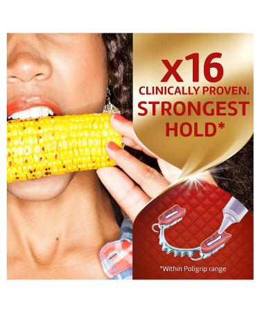 Poligrip Power Max Denture Adhesive Cream - 2.2 oz | Secure Hold & Food Seal | Flavor Free - Buy Online on GoSupps.com