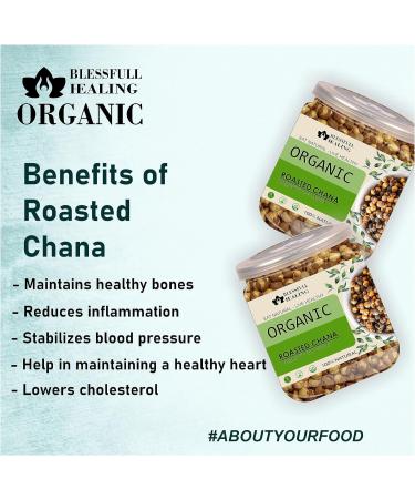 Blessfull Healing Organice Roasted Chana 2 lb (907 Gram) - Buy Online on GoSupps.com