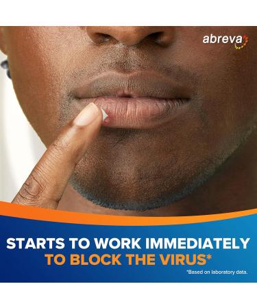 Abreva Docosanol 10% Cream Cold Sore Treatment Fever Blister and Cold Sore Cream - 0.07 Oz Pump Bottle x 3 - Buy Online on GoSupps.com