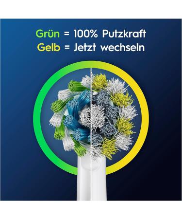 Oral-B Pro CrossAction Brush Heads - 10 Pack - Superior Cleaning X-Bristen Original Attachment Made in Germany - International Shipping - Buy Online on GoSupps.com