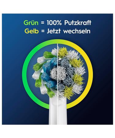 Oral-B Pro CrossAction Electric Toothbrush Heads - 6 Pack X-Shaped Bristles for Superior Cleaning Original Oral-B Attachments Made in Germany - Buy Online on GoSupps.com