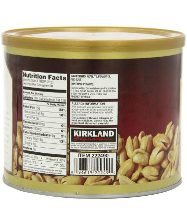 Kirkland Signature Super XL Virginia Peanuts 40oz Light Brown - 2.5lb Pack of 1 - Buy Online on GoSupps.com