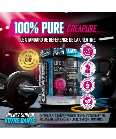 Life Pro Creatine Creapure 650 G Lollipop Creatine Monohydrate Creapure de Haute Puret 99 9% Fabriqu e en Allemagne Pour Performance et Entra nement Lollipop 650g - Buy Online on GoSupps.com